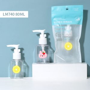 LMLTOP 超可爱补充装分配器套装（适用于 80 毫升/100 毫升乳液和液体） - 1 件装