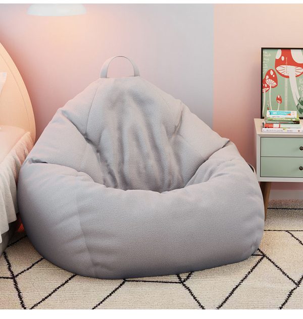 Bean Bag Sofa - Trendy Plush Ultra Soft Bean Bag for Adults, Teens and Kids -  with Removable and Washable Cover, Comes with a FREE footstool - 图片 3