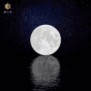 Moon Lamp 2024 Upgrade with Timing 3D Moon Night Light 16 Colors Wooden Stand & Remote/Touch Control and USB Rechargeable 月亮灯 2024 升级版，带定时 3D 月亮夜灯 16 种颜色木质支架和遥控/触摸控制，可 USB 充电