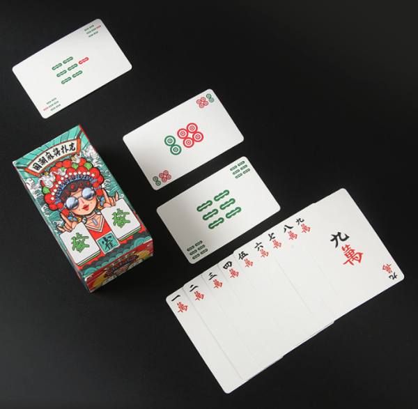 Trendy Travel Chinese/American MahJong Playing Cards, Full Card Set - 图片 5