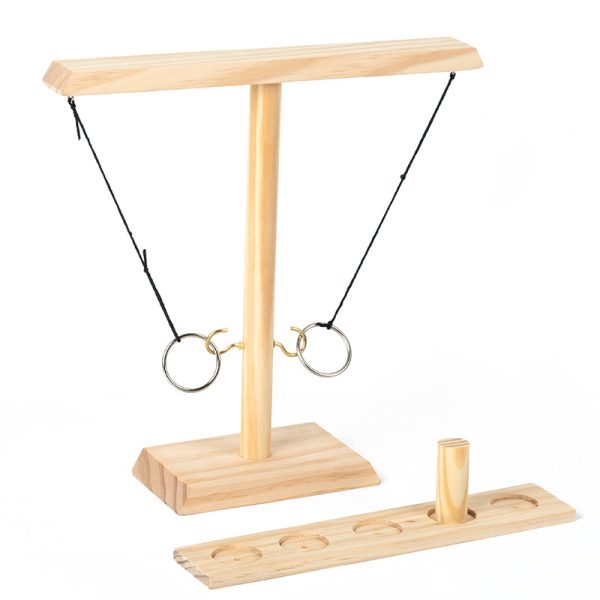 Ring Toss Games for Adults, Hook and Ring Game with Exclusive Carrying case & Unique Stainless Shot Glass, Super Easy to Assemble Shot Ladder, Tabletop Drinking, Outdoor - 图片 5