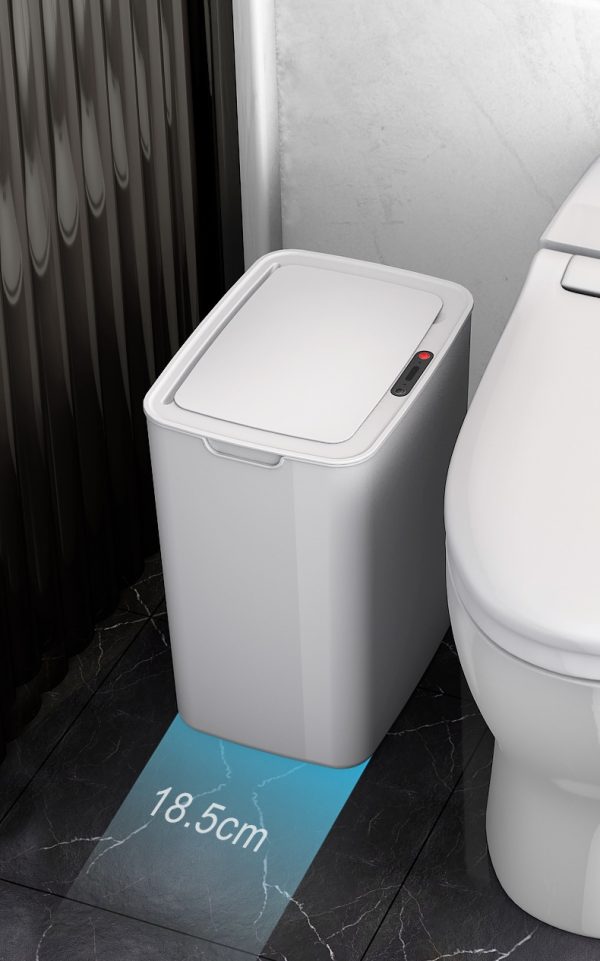 Smart Sensor 14L Trash Can with Touchless Operation and Odor-Sealing Technology - 图片 5