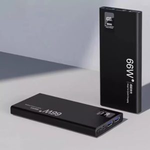 大容量 66W 超级快速充电电源，带双 USB 和 Type-C 端口 PD 20 W- 20000 mAh