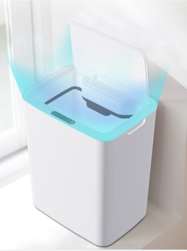 Smart Sensor 14L Trash Can with Touchless Operation and Odor-Sealing Technology - 图片 7