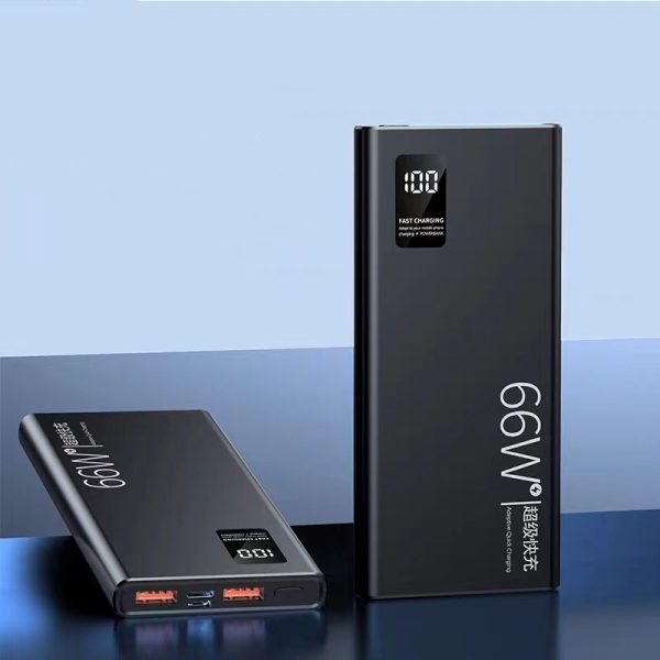 High-Capacity 66W Super Fast Charging Power Bank with Dual USB and Type-C Ports PD 20 W- 20000 mAh - 图片 6