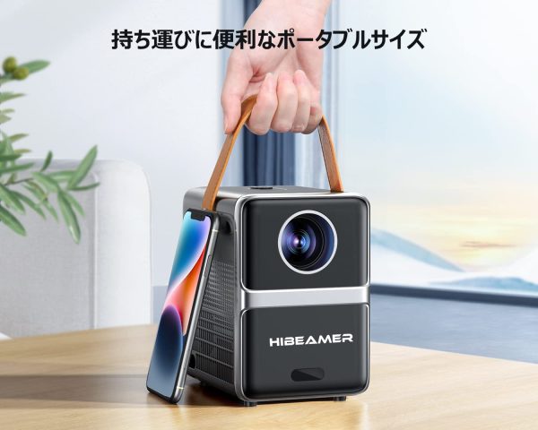 带 5G WiFi 和蓝牙的迷你投影仪，1080P 便携式投影仪，户外电影投影仪，300 英寸屏幕，家庭影院投影仪，与 iOS/Android/ 电视棒/HDMI/PS5 兼容