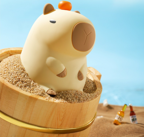 Cute Capybara Night Lights, Attivolife Animal Soft Silicone Touch LED Lamp with Dimmable & Timer, Portable Rechargeable Nursery Bedside Bedroom Table Decor - 图片 9