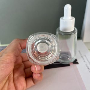 用于精华液和化妆品的玻璃滴管瓶 - 用于乳液和粉底液的瓶子 40 毫升 - 3 个装