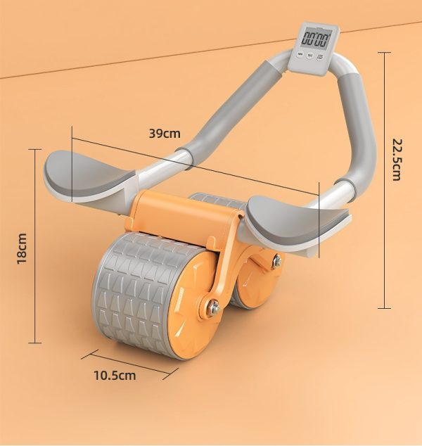 Elbow Support Ab Roller with Automatic Rebound - Home Fitness Equipment for Core and Abs Workout - Available in Three Colors - 图片 3