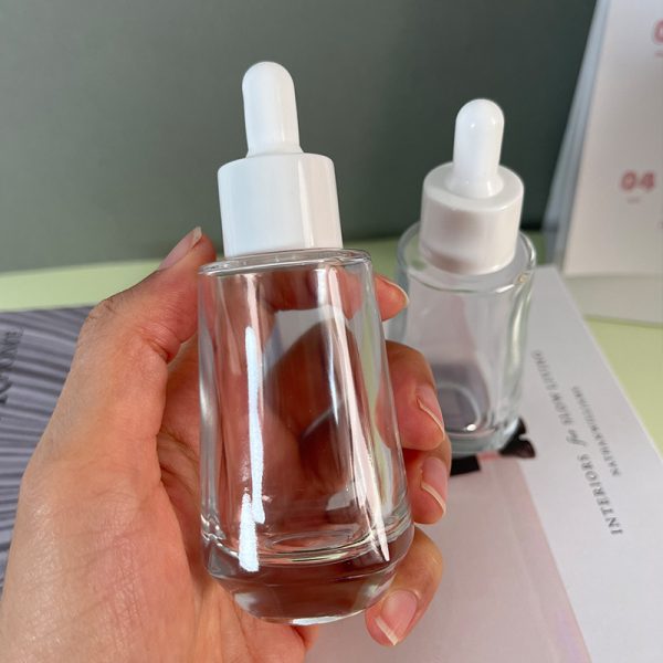 Flacon compte-gouttes en verre pour sérums et cosmétiques - Flacons pour lotions et fonds de teint 40ml - 3 packs
