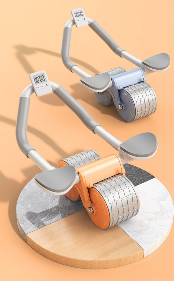 Elbow Support Ab Roller with Automatic Rebound - Home Fitness Equipment for Core and Abs Workout - Available in Three Colors - 图片 4