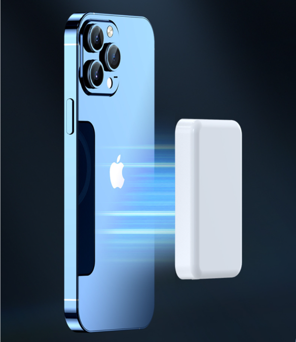 20W Magnetic Wireless Mobile Power Bank – Ultra-Fast, Compact, and Versatile Charging Solution -10000 mAh Wireless & Cable Power Bank  2 in 1, Charges Your Phone In 30 mins - 图片 5