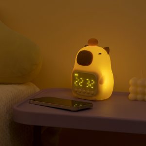 Kapybara 硅胶闹钟小夜灯 可充电调光水龙头 LED 灯