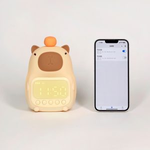 Kapybara 硅胶闹钟小夜灯 可充电调光水龙头 LED 灯