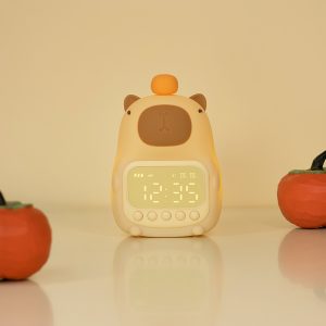 Kapybara 硅胶闹钟小夜灯 可充电调光水龙头 LED 灯