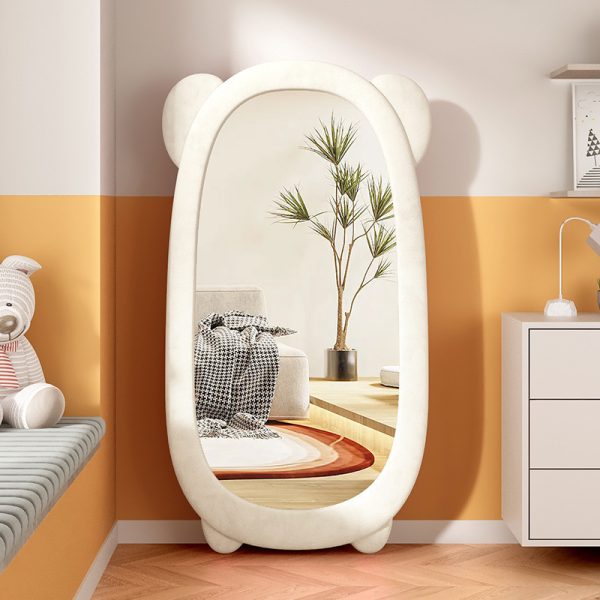 luxury home decor irregular large full length body long big Full Body Shaped Wave Wall Mounted Decorative Mirror - 图片 3