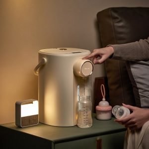 Bear Electric Thermos/Coffee Dispenser - 5L Large Capacity, 11 Temperature Settings, One-Touch Dechlorination, Child Safety Lock, and Night Light Feature