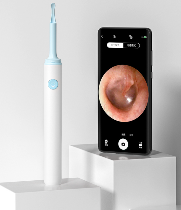 High-Resolution Visual Ear Cleaning Kit with 8MP Camera, Wi-Fi Connection, and LED Lights - 图片 5