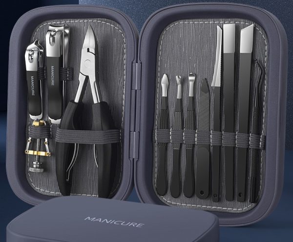 Manicure Compact and Complete Nail Care Kit with Durable Stainless Steel Tools and Ergonomic Design - 图片 5