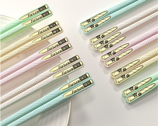New Luxury Kitchen Utensil Set - 10 Pairs of High-Quality Household Chopsticks - Made with High Quality Alloy - 图片 4