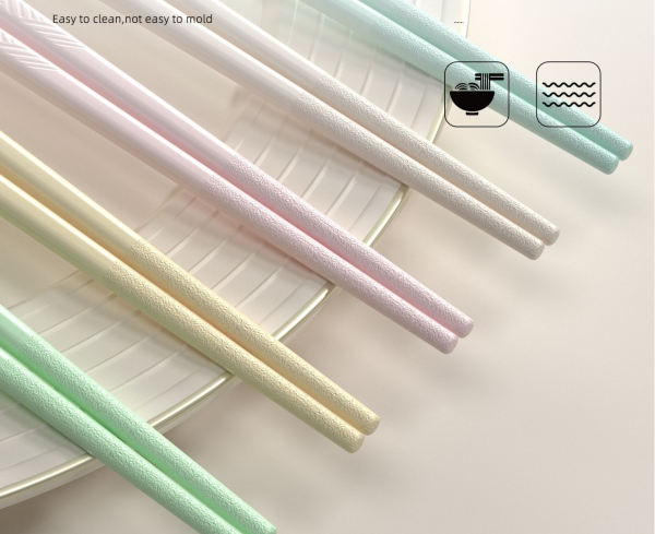 New Luxury Kitchen Utensil Set - 10 Pairs of High-Quality Household Chopsticks - Made with High Quality Alloy - 图片 5