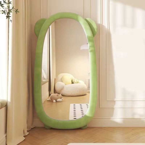 luxury home decor irregular large full length body long big Full Body Shaped Wave Wall Mounted Decorative Mirror - 图片 9