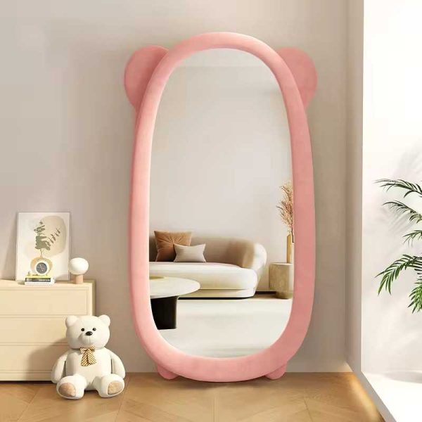 luxury home decor irregular large full length body long big Full Body Shaped Wave Wall Mounted Decorative Mirror - 图片 8