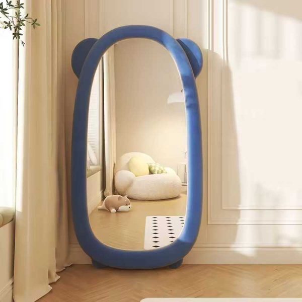 luxury home decor irregular large full length body long big Full Body Shaped Wave Wall Mounted Decorative Mirror - 图片 7