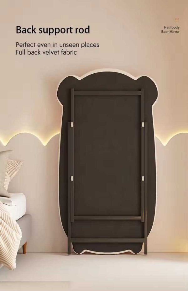 luxury home decor irregular large full length body long big Full Body Shaped Wave Wall Mounted Decorative Mirror - 图片 6