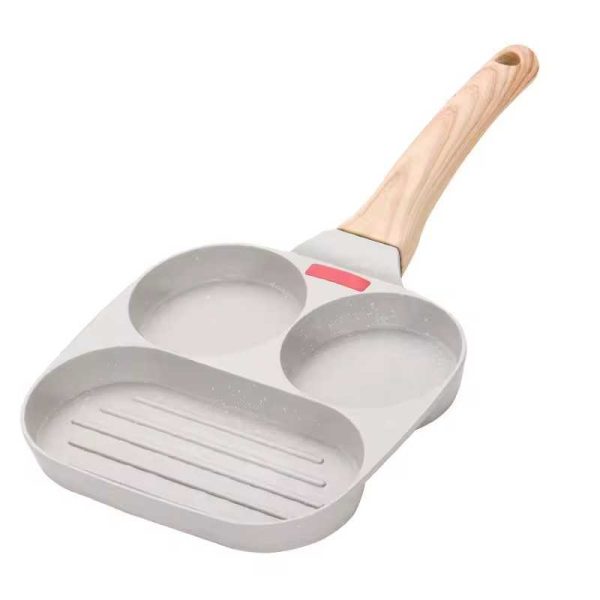 Three-in-One Non-Stick Coated Frying Pan for Eggs, Breakfast, and Steak Wear Resistent - 图片 4