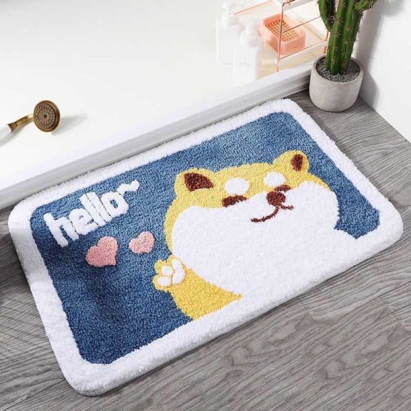 Bathroom Rugs Bath Mat Absorbent Soft Mats Non Slip Carpet for Shower Room Sink Tub Washable Bath Rug - 图片 4