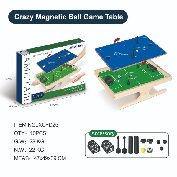 The Magnetic Award-Winning Party Game of Skill - for Kids and Adults of All Ages That's Half Foosball, Half Air Hockey - 图片 4
