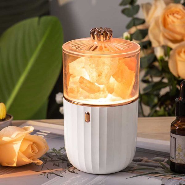 Fragrance Salt Lamp with USB, Color-Changing Feature, Fragrance Lamp for Home and Bedroom - 图片 3