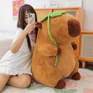 Capybara Plush, Cute Plush Cartoon Capybara Rodent Plush Toy Capybara Stuffed Animal Realistic Capybara Plush Doll Toy
