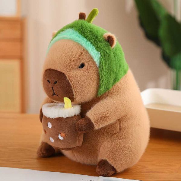 Transformation Kapybara Plush,Cute Plush Cartoon Capybara Rodent Plush Toy Capybara Stuffed Animal Realistic Capybara Plush Doll Toy - 图片 11