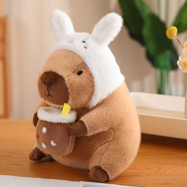 Transformation Kapybara Plush,Cute Plush Cartoon Capybara Rodent Plush Toy Capybara Stuffed Animal Realistic Capybara Plush Doll Toy - 图片 10