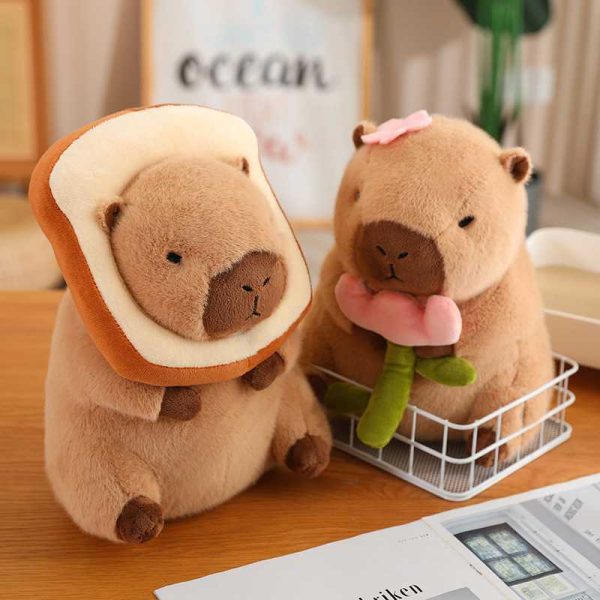 Transformation Kapybara Plush,Cute Plush Cartoon Capybara Rodent Plush Toy Capybara Stuffed Animal Realistic Capybara Plush Doll Toy - 图片 9