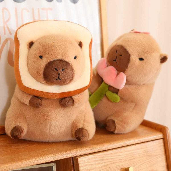 Transformation Kapybara Plush,Cute Plush Cartoon Capybara Rodent Plush Toy Capybara Stuffed Animal Realistic Capybara Plush Doll Toy - 图片 8