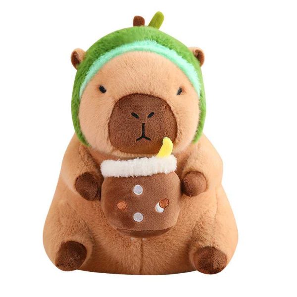 Transformation Kapybara Plush,Cute Plush Cartoon Capybara Rodent Plush Toy Capybara Stuffed Animal Realistic Capybara Plush Doll Toy - 图片 5