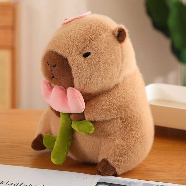 Transformation Kapybara Plush,Cute Plush Cartoon Capybara Rodent Plush Toy Capybara Stuffed Animal Realistic Capybara Plush Doll Toy - 图片 3