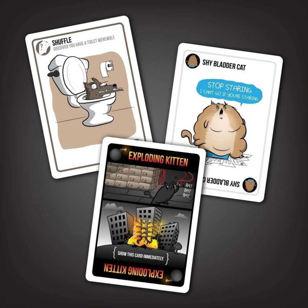 Exploding Kittens Original Edition - Hilarious Games for Family Game Night - Funny Card Games for Ages 7 and Up - 56 Cards - 图片 7