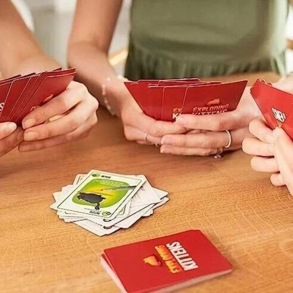 Exploding Kittens Original Edition - Hilarious Games for Family Game Night - Funny Card Games for Ages 7 and Up - 56 Cards - 图片 5