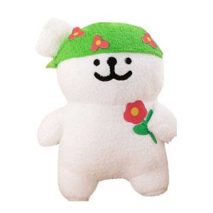 Hot Korea Line Puppy Plush，Line Puppy Maltese Plush Doll Pajama Style 情侣可爱玩偶