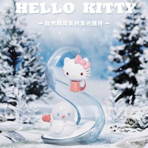 Officially Licensed Sanrio Characters Natural Spirit Series Light-Up Figurines - My Melody, Cinnamoroll, Kuromi & More