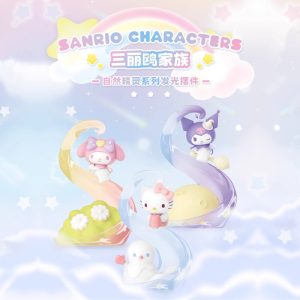 Officially Licensed Sanrio Characters Natural Spirit Series Light-Up Figurines - My Melody, Cinnamoroll, Kuromi & More