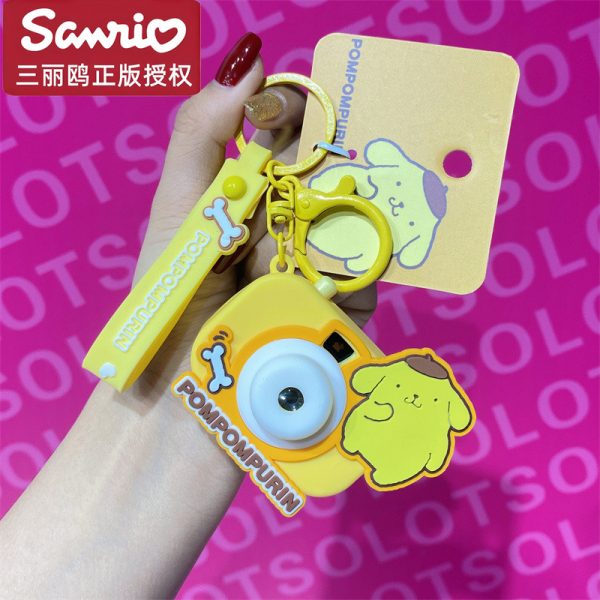 Officially Licensed Sanrio Characters Series Hand Strap - Cute Mini Camera Keychain with Functional Projection - 图片 2