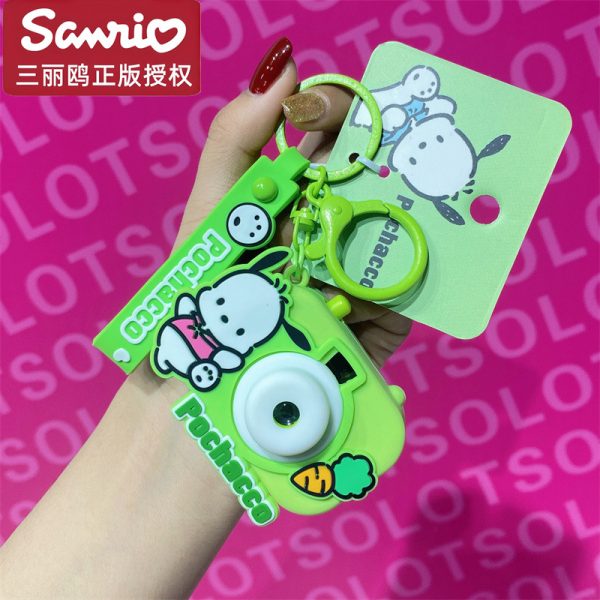 Officially Licensed Sanrio Characters Series Hand Strap - Cute Mini Camera Keychain with Functional Projection - 图片 3