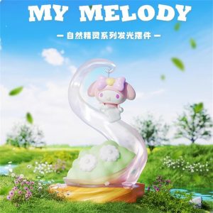 Officially Licensed Sanrio Characters Natural Spirit Series Light-Up Figurines - My Melody, Cinnamoroll, Kuromi & More
