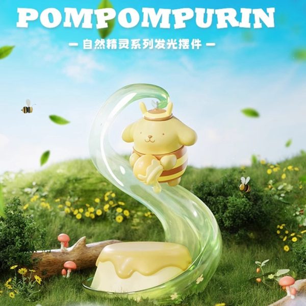 Officially Licensed Sanrio Characters Natural Spirit Series Light-Up Figurines - My Melody, Cinnamoroll, Kuromi & More - 图片 8