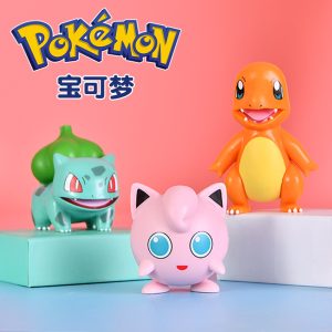 官方授权的神奇宝贝角色公仔套装 - 可爱的皮卡丘、西达克等 - 家居装饰和汽车的完美选择